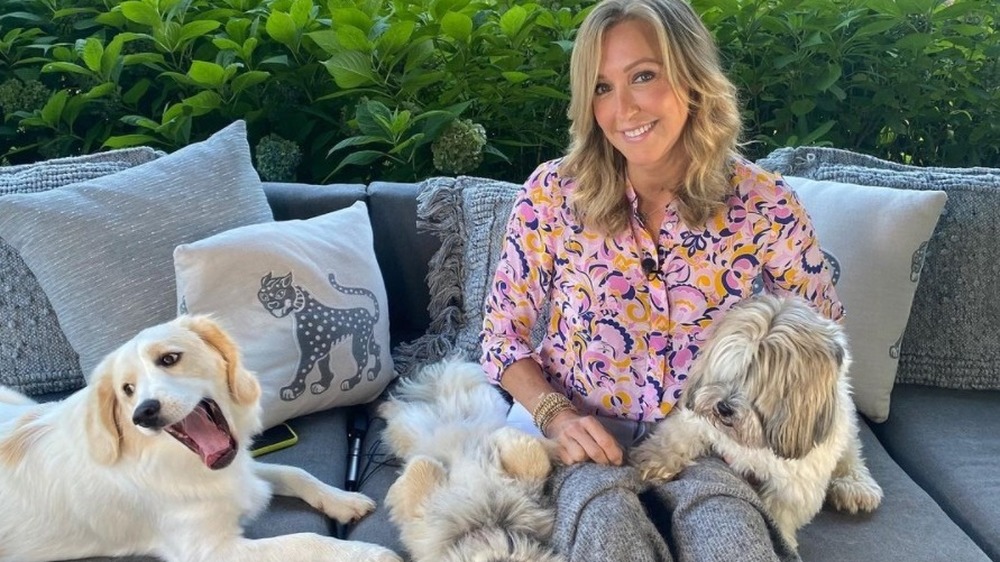 Lara Spencer with her dogs