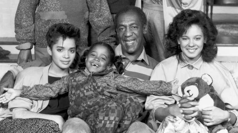 Lisa Bonet with Bill Cosby and Cosby Show co-stars