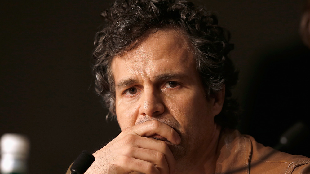 Mark Ruffalo frowns