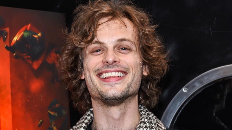 Matthew Gray Gubler in a scarf