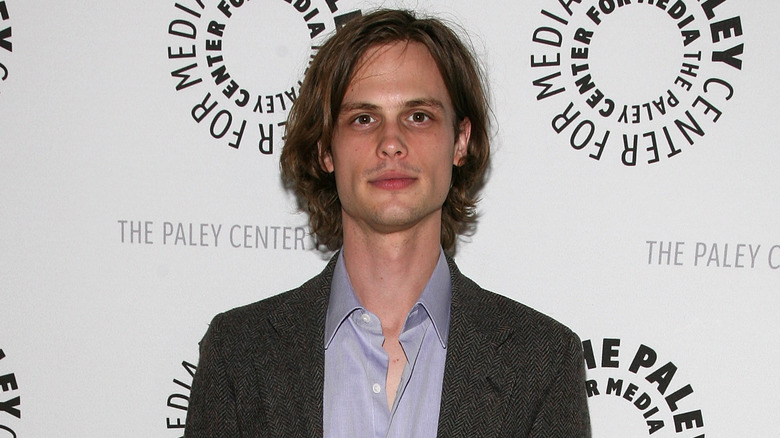 Matthew Gray Gubler posing