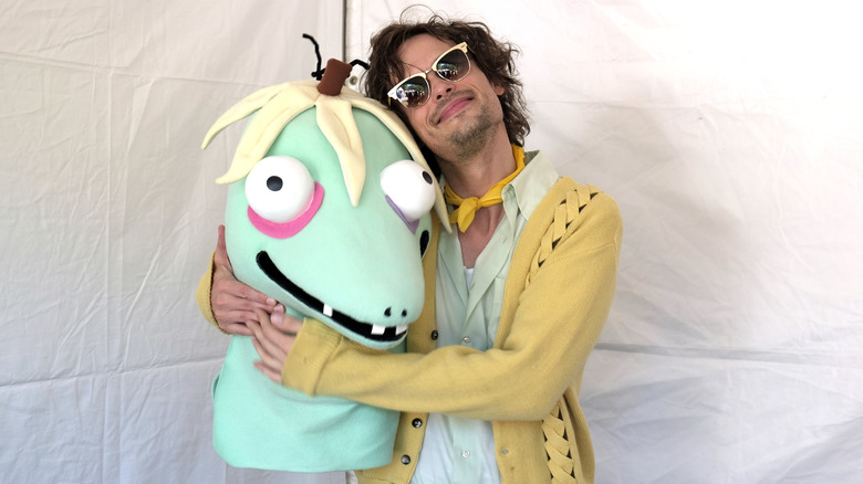 Matthew Gray Gubler with Rumple Buttercup