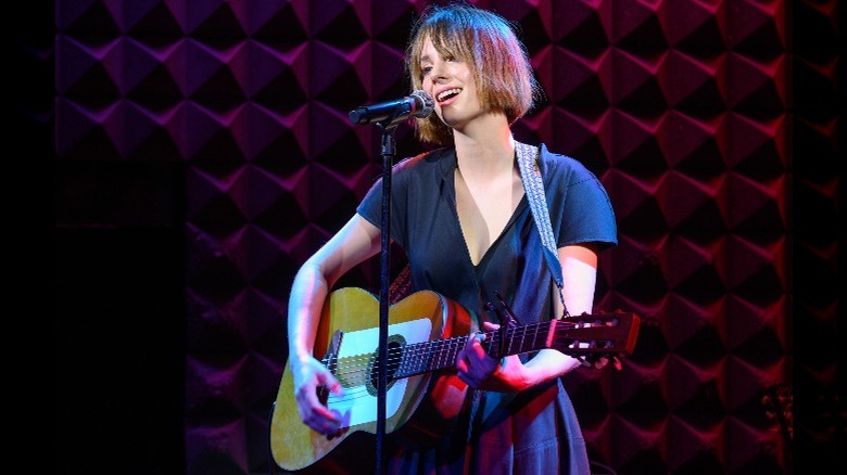 Maya Hawke performing music