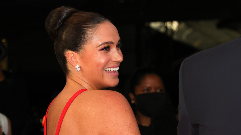 Meghan Markle smiling 