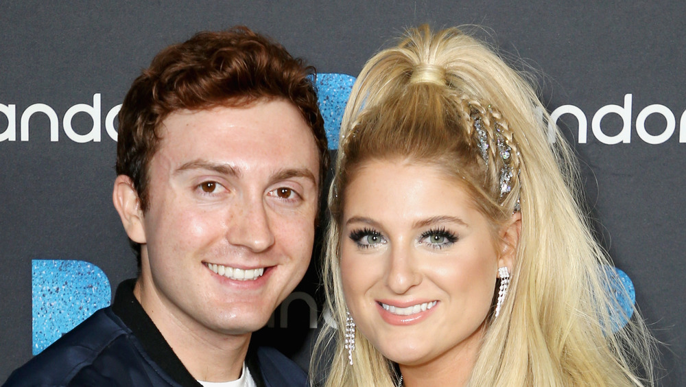 Meghan Trainor and Daryl Sabara smiling