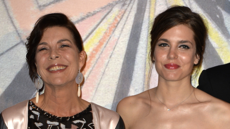 Princess Caroline with Charlotte Casiraghi