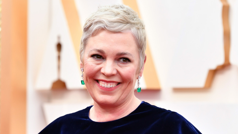 Olivia Colman smiling