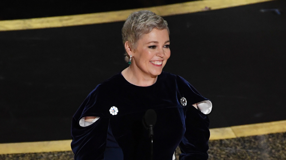 Olivia Colman smiling