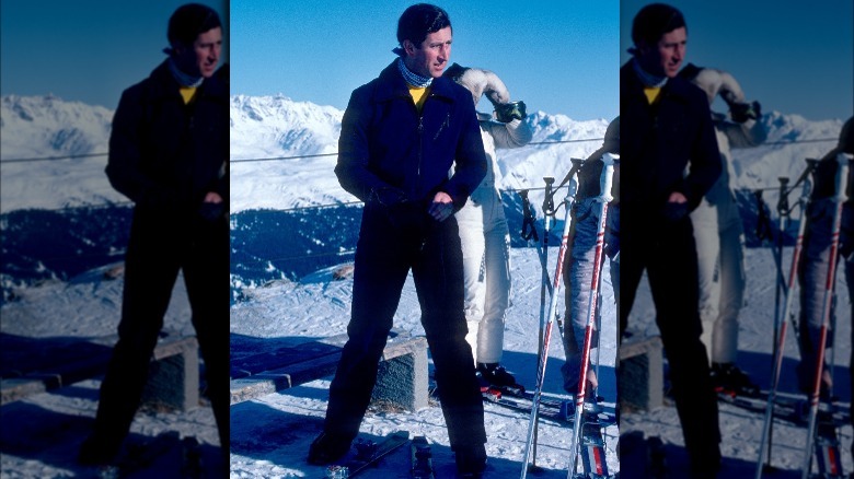 Prince Charles at a ski resort
