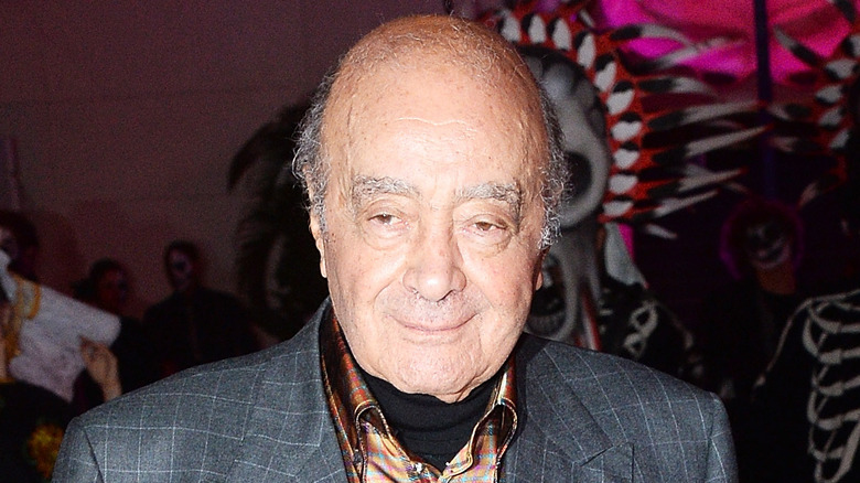 Mohamed Al-Fayed attending an event