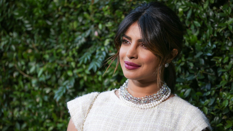 Priyanka Chopra in white dress