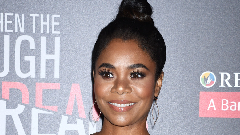 Regina Hall with an updo