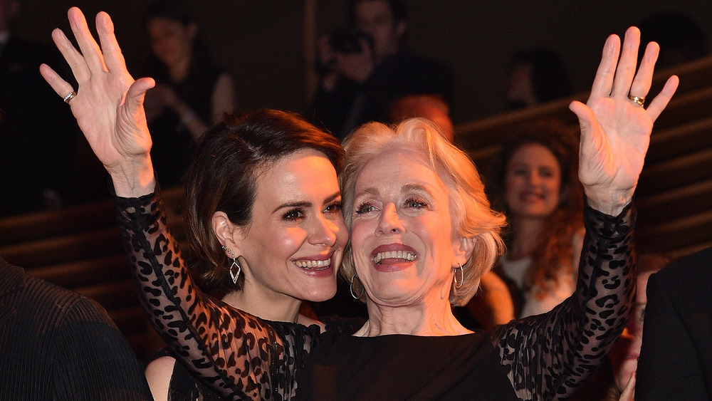 Sarah Paulson with holland taylor