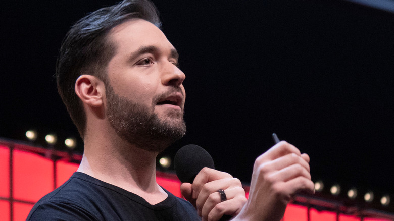 Alexis Ohanian speaking at web summit