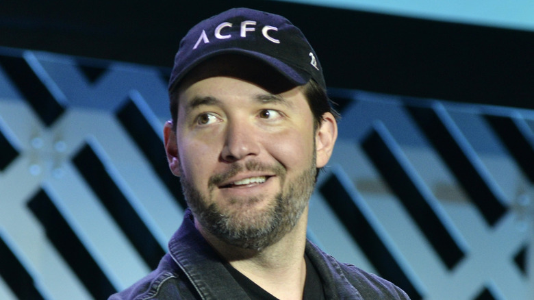 Alexis Ohanian in a baseball cap