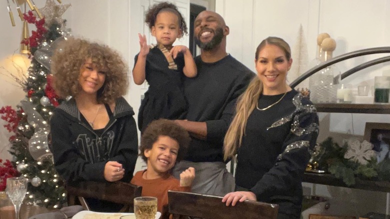 Stephen "tWitch" Boss, his wife, children