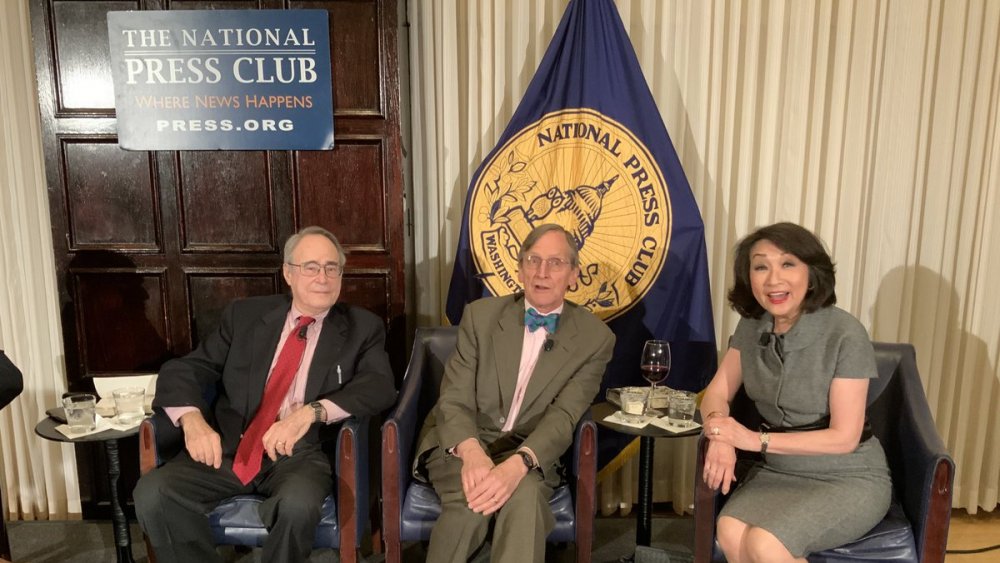 Carl Leubsdorf, Tom Oliphant, Connie Chung