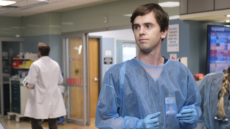Freddie Highmore in "The Good Doctor"