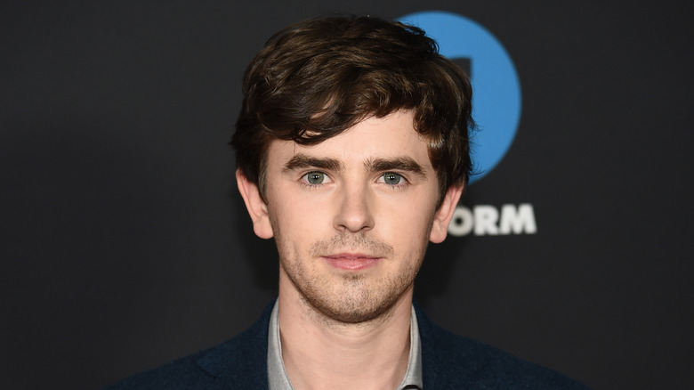 Freddie Highmore at Freeform event