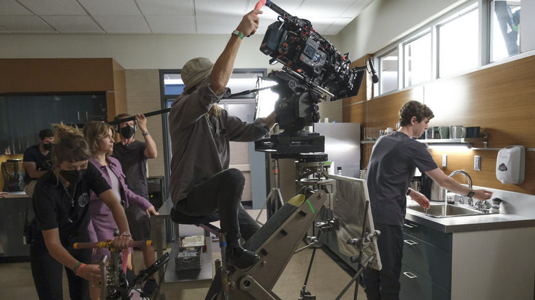Cameras filming "The Good Doctor"