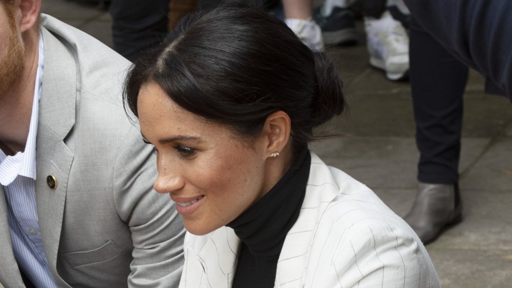 Meghan Markle wearing jewelry from an Australian brand