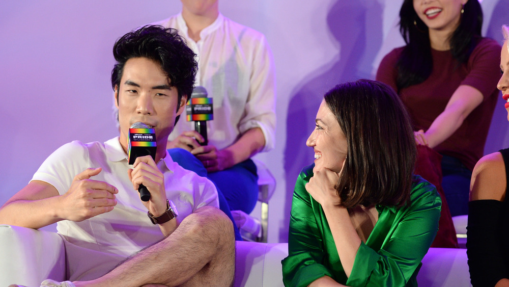 Eugene Lee Yang on a panel