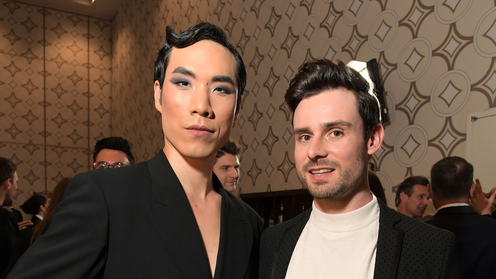 Eugene Lee Yang with Matthew McLean at event