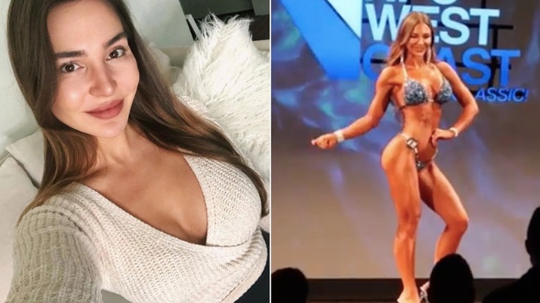 90 Day Fiance star Anfisa in a bodybuilding competition