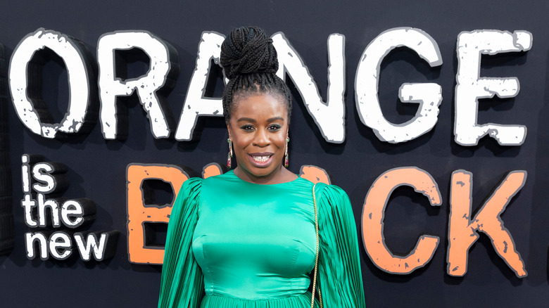 Uzo Aduba posing