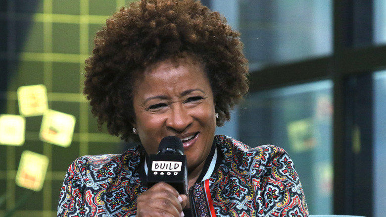 Wanda Sykes being interviewed