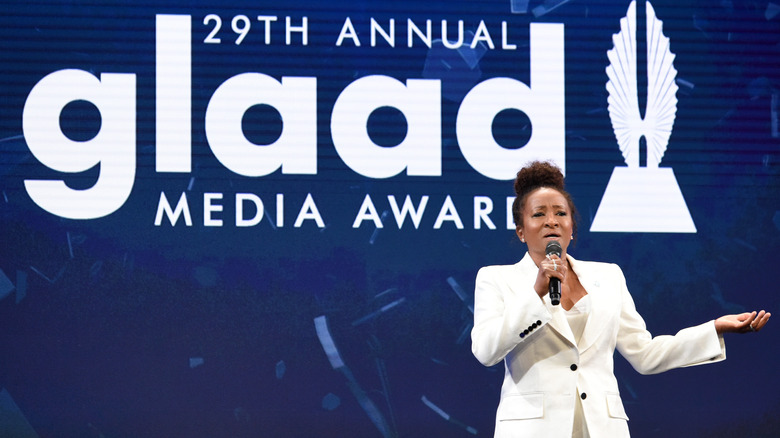 Wanda Sykes speaking at the GLAAD Awards