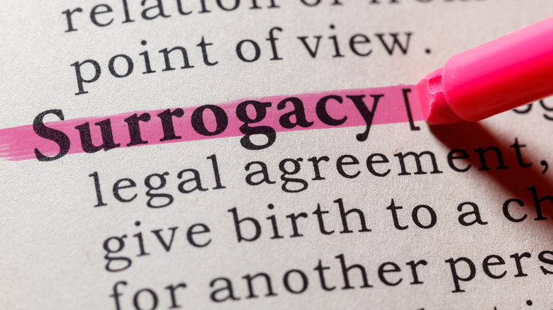 picture of the word surrogacy