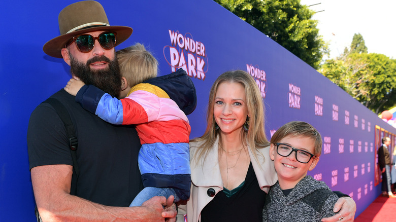 A.J. Cook and family