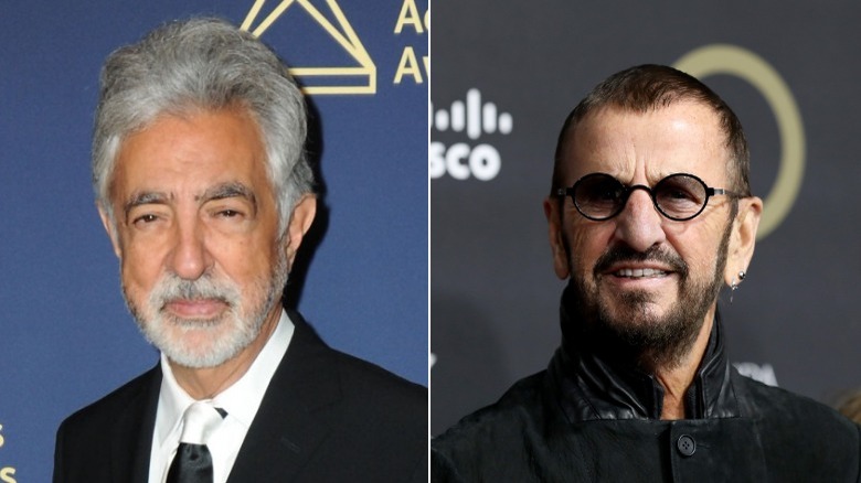 Joe Mantegna, Ringo Starr split image