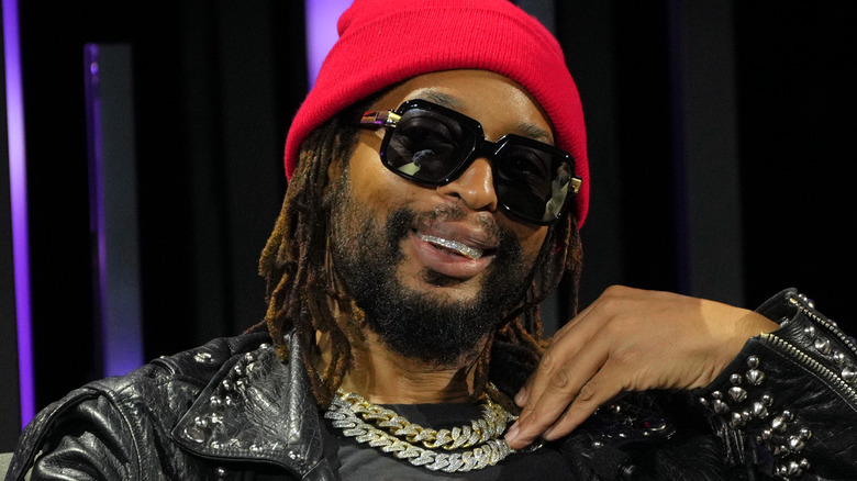 Lil Jon doing press 