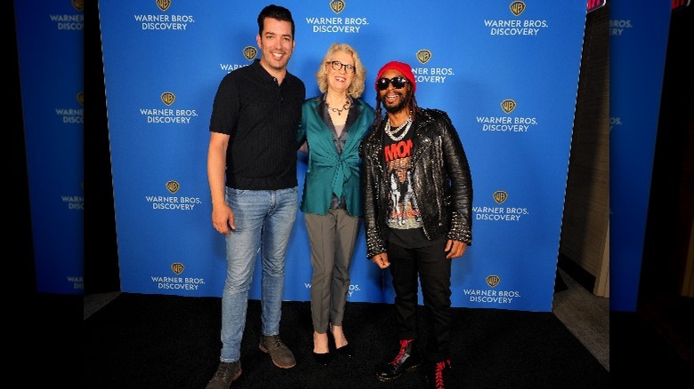 Jonathan Scott, Kathleen Finch, Lil Jon smiling