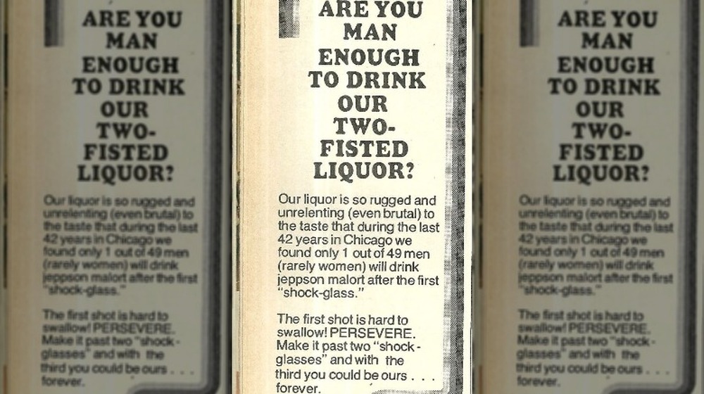 Malört ad from the 1970s