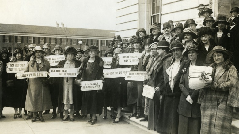 Women's Suffragettes in 1920