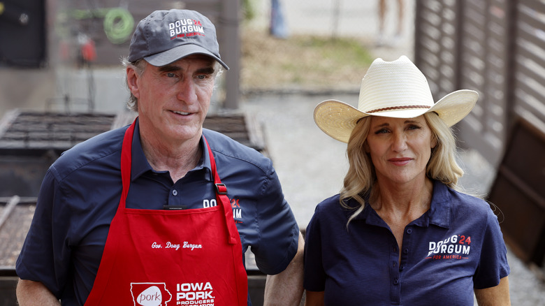 Doug Burgum with his wife