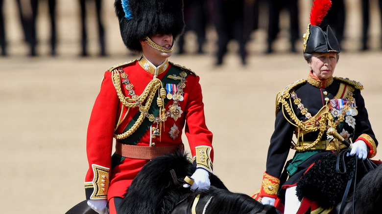 Prince William and Princess Anne at Platinum Jubilee