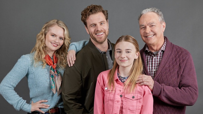 Promotional photo of Andrea Brooks, Patch May, Averie Peters, and Tom Young 