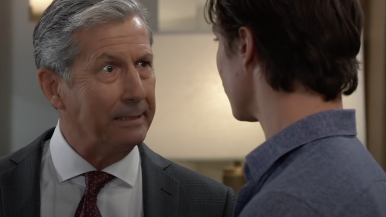 Charles Shaughnessy, Nicholas Chavez as Victor and Spencer 