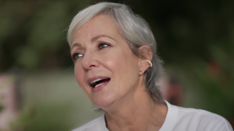 Allison Janney with grey hair