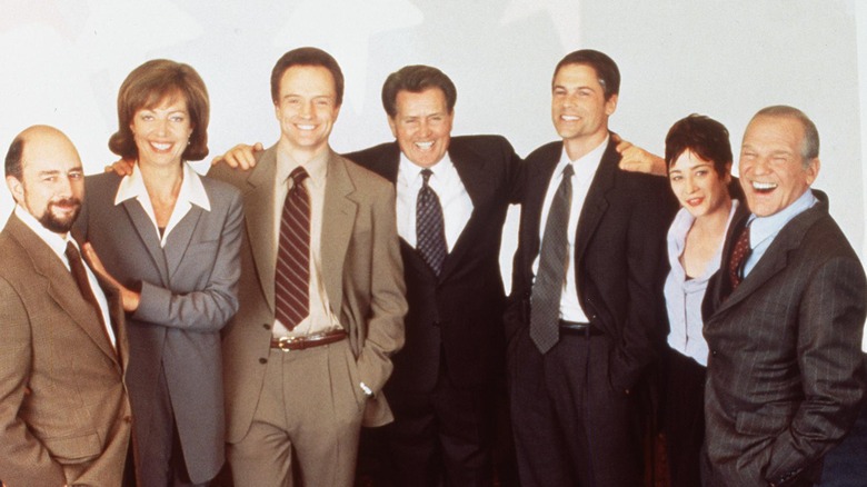 The cast of "The West Wing"