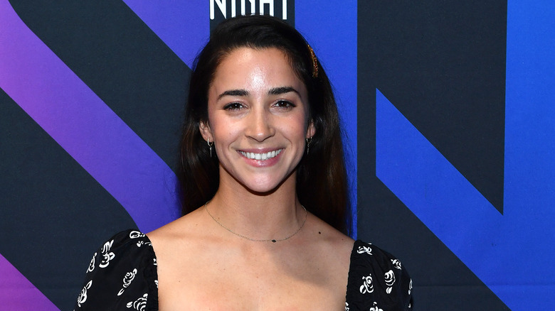 Aly Raisman attending an event