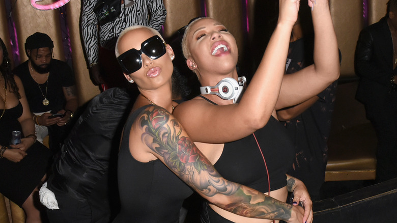 Amber Rose, DJ Duffey in 2018