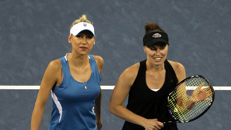 Martina Hingis and Anna Kournikova