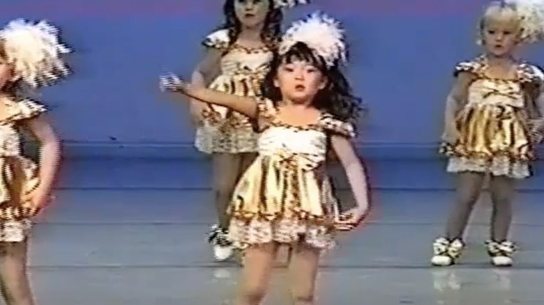 Ashley Park dancing as a toddler