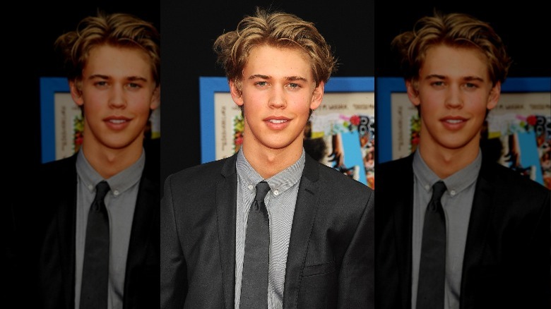 Austin Butler with blonde hair 