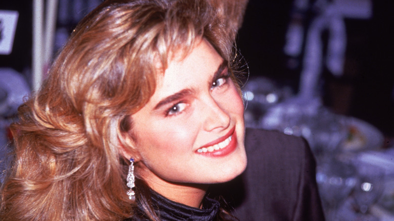 Young Brooke Shields smiling